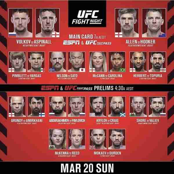 UFC 格斗之夜204 赛前硬核前瞻分析（主赛部分）