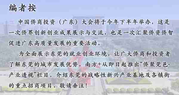 侨聚莞邑·产业透视⑧｜东莞镇街、园区重点招商项目一览