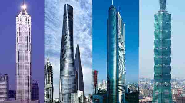 不断刷新“第一”高度的中国摩天大楼