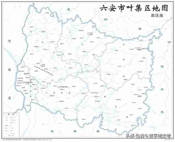安徽省各市、县地图