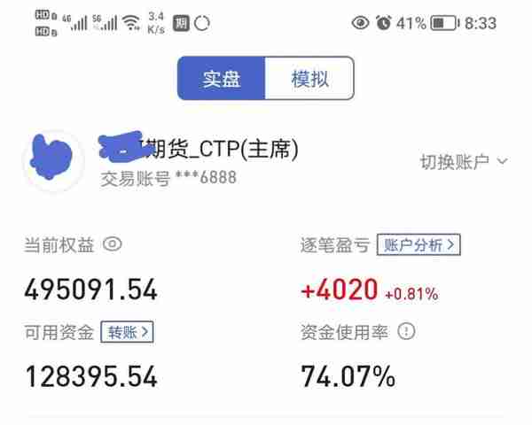 股指实盘第44个交易日