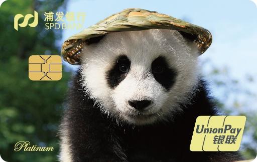 浦发梦卡之“动感熊猫”主题信用卡上线
