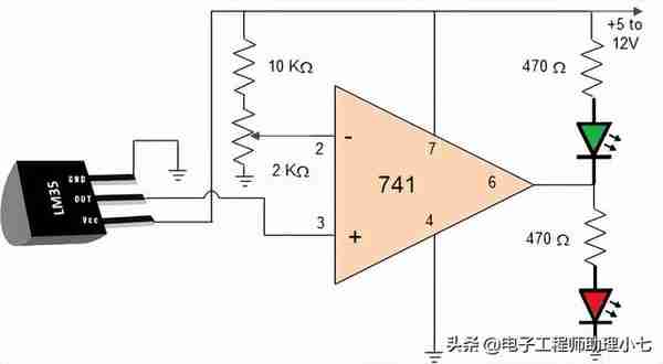 LM35 是什么元件？LM35 温度传感器原理+引脚说明图，带你快速搞懂